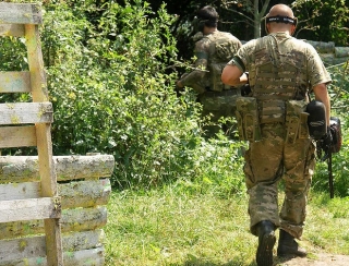  Play a game of paintball with your friends 